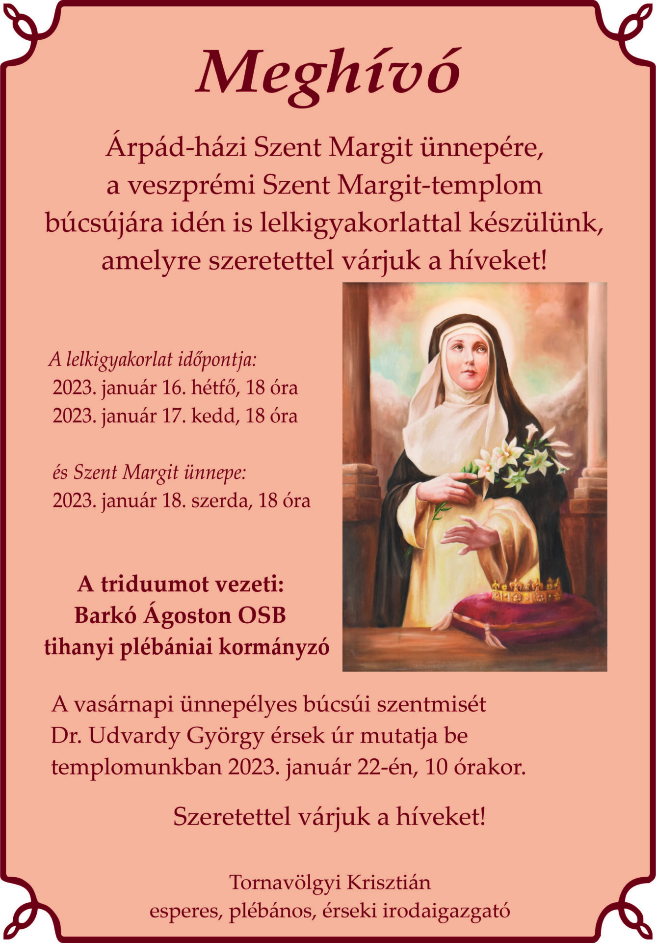 Szent Margit búcsú 